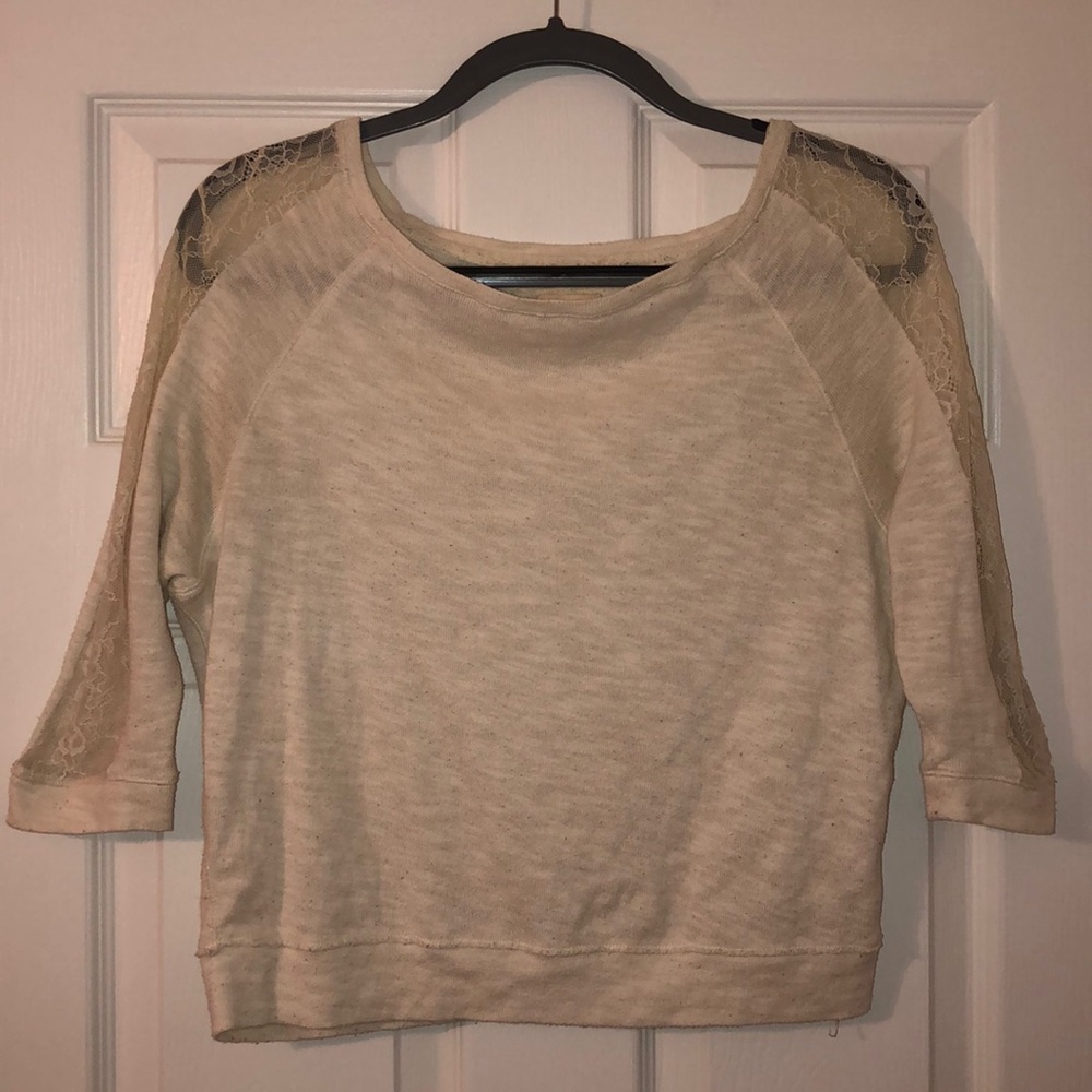 Three-Quarter Sleeved Sweater